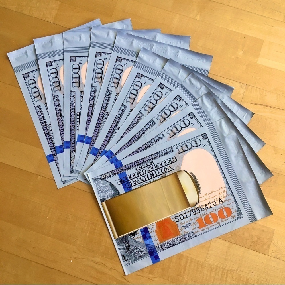 10 Count - 10x13 Polymailers (MONEY BAGS)